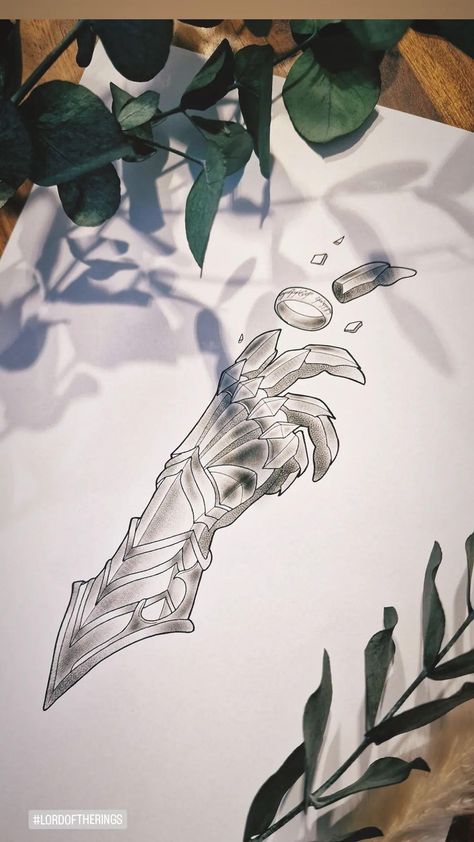 Sketch, Drawing Herugrim Tattoo, Sauron Gauntlet Tattoo, Lord Of The Rings Sauron Tattoo, Smaug Tattoo Hobbit, Lotr Mural, Sauron Tattoo Design, Lord Of The Rings Drawing Easy, Sauron Tattoo, Lotr Christmas