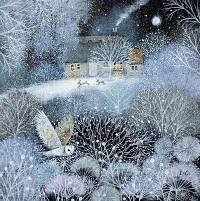 Lucy Grossmith, Winter Kunst, 심플한 그림, Art Fantaisiste, Original Paintings For Sale, Winter Illustration, Garden Print, Fairytale Art, Wow Art