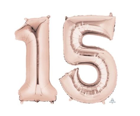 Cor Rose Gold, Girl Bedroom Ideas, 15th Wedding Anniversary, Cor Rose, Vow Renewal Ceremony, Quinceanera Decorations, Gold Girl, Number Balloons