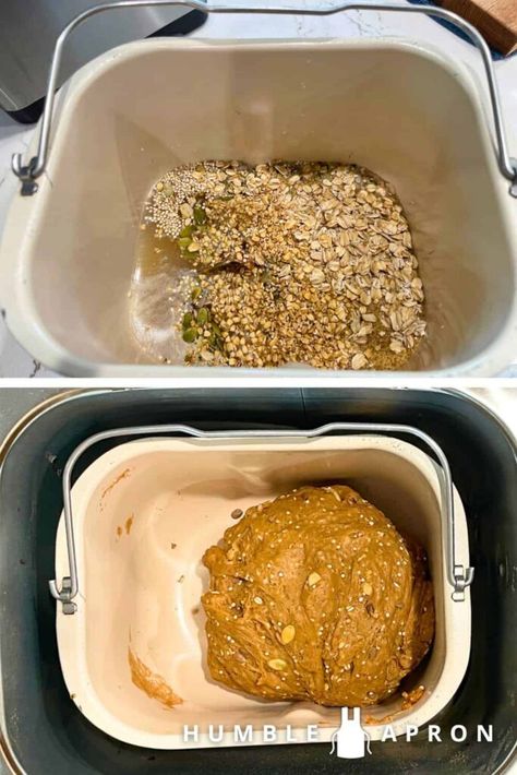 Homemade Dave's Killer Bread Copycat In The Bread Machine Dave’s Killer Bread Recipes, Kbs Bread Machine Recipes, Daves Killer Bread Recipe, Wfpb Bread, Daves Killer Bread, Whole Wheat Bread Machine, Bread Machine Wheat Bread Recipe, Easy Bread Machine Recipes, Bread Machine Recipe