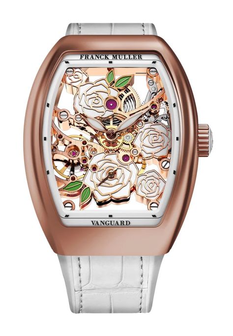 Franck Muller Vanguard Rose Skeleton – The Watch Pages Rose Skeleton, White Alligator, Franck Muller Watches, Franck Muller, Latest Watches, Dope Jewelry, Rose Gold Case, The Watch, White Dial