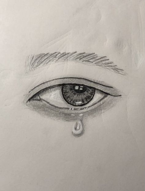 Teary Eyes Drawing Sketches, Teary Eye Drawing, Teary Eye, Crying Eyes, Eyes Artwork, Eye Sketch, Teary Eyes, Drawings Ideas, Celebrity Drawings