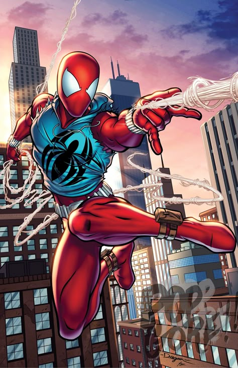 Scarlet Spider Ben Reilly, Marvel Tattoo Ideas, Spider Man Unlimited, Ben Reilly, All Spiderman, Symbiote Spiderman, Image Spiderman, Scarlet Spider, Marvel Superheroes Art