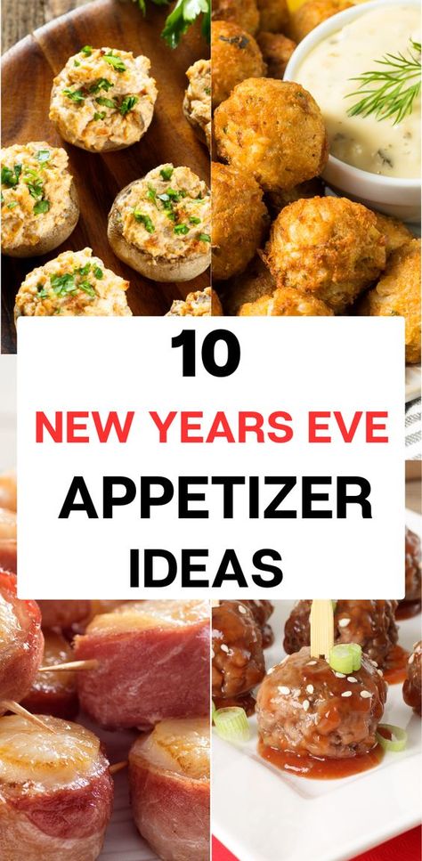 New Years Eve Appetizers. New Years Eve Party Food Ideas/ New Years Eve Food New Years Dinner Appetizers, Nye Meals At Home, New Years Party Food Easy, Finger Food For New Years Eve, News Years Eve Food Ideas, New Year Party Recipes, New Year's Eve Family Dinner, New Year’s Eve Menu Party, New Years Eve Meals Dinners