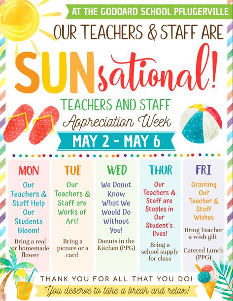 Parent Teacher Partnership, Teacher Appreciation Week Themes, Teacher Appreciation Themes, Staff Appreciation Week, Staff Morale, Pta School, Teacher Treats, School Leadership, School Climate