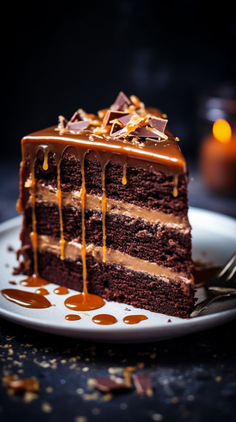 Caramel Chocolate Cake, Salted Caramel Chocolate Cake, Caramel Cake Recipe, Chocolate Caramel Cake, Salted Caramel Cake, Salted Caramel Chocolate, Caramel Cake, Caramel Chocolate, Moist Chocolate Cake