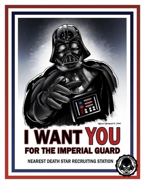 Darth Vader Sith Recruiting Poster Star Wars Propaganda, Dark Vader, Anakin Vader, Recruitment Poster, Dark Vador, Propaganda Art, Imperial Army, Star Wars Empire, The Sith