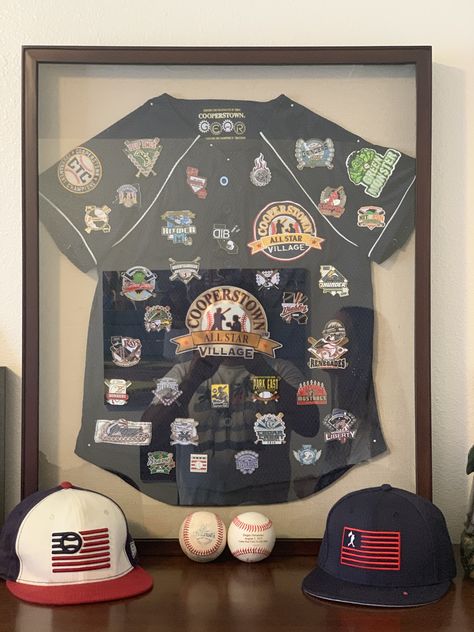 Cooperstown Pin Display Ideas, Baseball Pin Display Ideas, Softball Pins Trading Ideas, Cooperstown Swag Bags Ideas, Cooperstown Swag Bags, Cooperstown All Star Village, Baseball Pins, Cooperstown Dreams Park, Team Mom Baseball