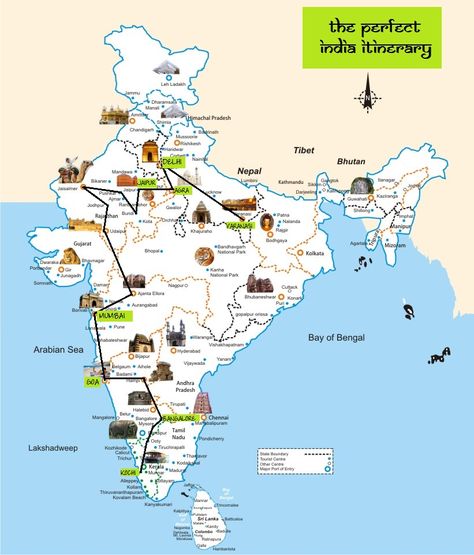 The perfect India itinerary route map                                                                                                                                                      More Buddha Gaya, Mumbai India Travel, India Itinerary, India Tourist, India Tourism, India Travel Places, India Trip, Backpacking India, India Travel Guide