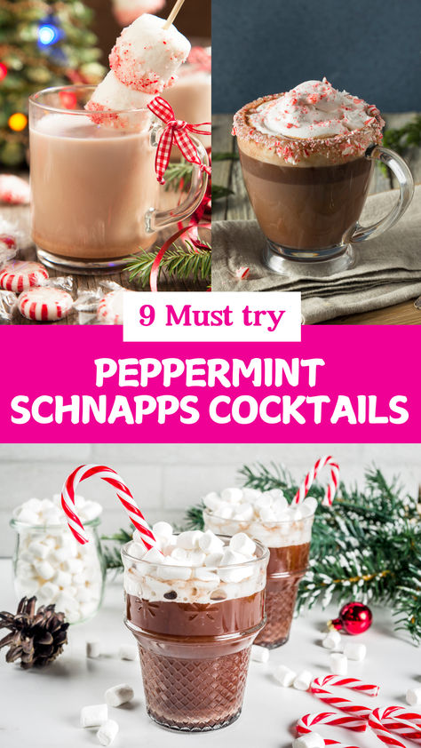 Peppermint Schnapps Cocktails Peppermint Snaps Drinks, Peppermint Patty Drink Cocktails, Peppermint Mixed Drinks, Peppermint Snapps Drinks, Rumplemintz Drinks Cocktails, Peppermint Snapps Cocktails, Christmas Peppermint Cocktails, Cocktails With Peppermint Schnapps, Peppermint Schnapps Cocktails