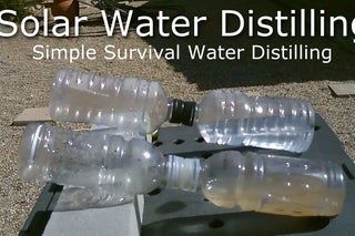 DIY Solar Water Distiller! - Simple Solar Water Distilling - Easy DIY (for Survival/SHTF): 8 Steps (with Pictures) Solar Water Distiller, Water Distiller, Water Survival, Solar Power Diy, Water Purification System, Survival Life Hacks, Emergency Preparation, Survival Techniques, Solar Water