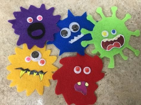 Preschool Germ Crafts, Feltboard Stories, Germ Crafts, Germs Preschool, Diy Felt Board, Good Friday Crafts, Flannel Stories, Palm Sunday Decorations, Felt Board Patterns