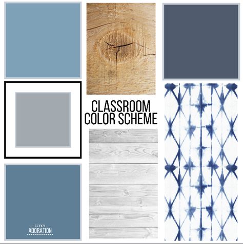 Decorating Your Secondary Classroom Classroom Color Scheme, Beach Classroom, Calm Classroom, Teacher Board, Classroom Makeover, Modern Classroom, Secondary Classroom, High School Classroom, Middle School Classroom