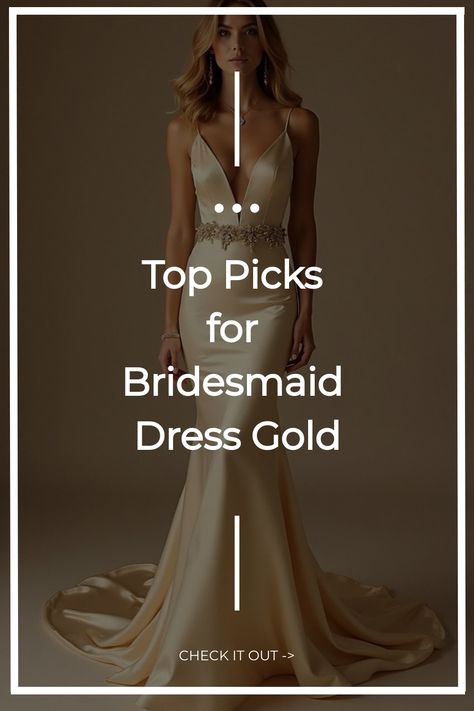 Top Picks for Bridesmaid Dress Gold Elegant Bridesmaid Dresses Champagne, Golden Bridesmaid Dresses, Bridesmaid Dress Gold, Champagne Gold Dress, Champagne Dresses, Bridal Tips, Stunning Bridesmaid Dresses, Elegant Ball Gowns, Champagne Bridesmaid Dresses