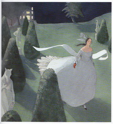 swan lake by lizbeth zwerger | nouvellegamine Lizbeth Zwerger, Lisbeth Zwerger, 동화 삽화, John Everett Millais, Fairytale Illustration, Georges Braque, Fairytale Art, Swan Lake, Childrens Illustrations