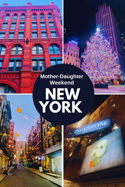 Mother-Daughter Weekend Trip to NYC in January - The Stickered Suitcase Nyc Mother Daughter Trip, Mother Daughter Trip To New York City, Mother Daughter Nyc Trip, Mother Daughter New York Trip, Mother Daughter Trip Ideas, Nyc In January, New York In January, New York City Guide, Greece Itinerary