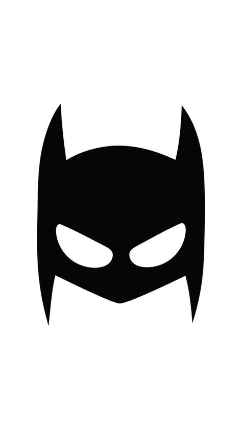 Relying on his intellect, fighting skills, and wealth - that's all about Batman, a superhero from comic books published by DC Comics. Try this fanart Batman Face Decoration Sticker, and you can feel... Batman Mask Printable, Batman Printable Stickers, Batman Face Drawing, Batman Mask Drawing, Batman Mask Tattoo, Batman Stickers Printable, Batman Logo Drawing, Batman Template, Batman Outline