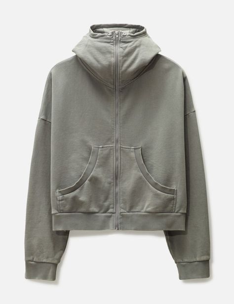 Zip Hoodie Men, Entire Studios, Grey Sweats, Mens Zip Hoodie, Hoodie Green, Green Hoodie, Casual Heels, Linen Shop, Home Lifestyle