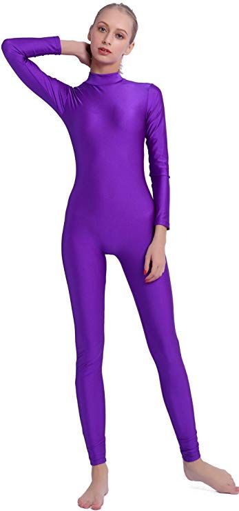 Full Body Leotard, Turtleneck Leotard, Spandex Jumpsuit, Woman Pictures, Dance Unitard, Spandex Bodysuit, Footed Leggings, Womens Leotards, Bodysuit Costume