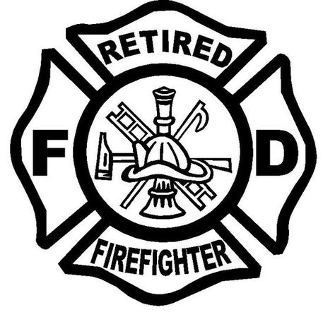 Firefighter Maltese Cross, Maltese Cross Firefighter, Firefighter Decals, Firefighter Stickers, Retired Firefighter, Cross Coloring Page, Firefighter Emt, First Class Stamp, Maltese Cross