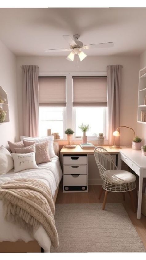 Small Room Makeover, Bedroom Ideas For Small Rooms Cozy, Room Redesign, Redecorate Bedroom, Cozy Room Decor, Teen Bedroom Decor, Room Design Bedroom, Room Makeover Bedroom, Room Makeover Inspiration