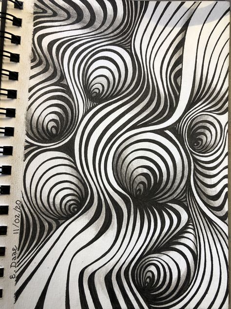 3d Zentangle, Ink Doodles, Ap Studio Art, Zen Doodle Art, Geometric Pattern Art, Animation Art Sketches, Tangle Art, Zentangle Drawings, Doodle Art Designs