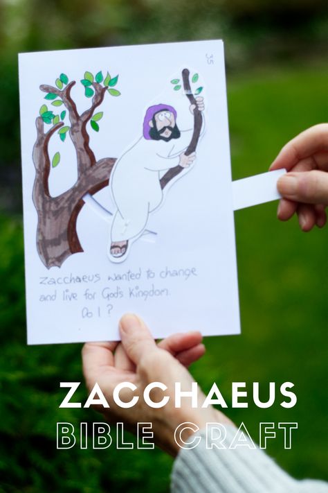 Zacchaeus Craft, Fun School, Bible Stories For Kids, Bible Crafts For Kids, Teaching Methods, Kids' Crafts, Sunday School Crafts, Bible Crafts, Youth Group