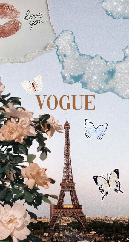 Iphone Homescreen Ideas, Vogue Wallpaper, From Paris With Love, Pink Wallpaper Backgrounds, Iconic Wallpaper, Iphone Homescreen, Butterfly Wallpaper Iphone, Iphone Wallpaper Pattern, Homescreen Ideas