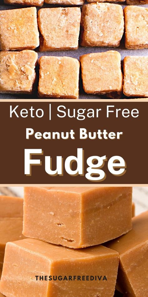 Sugar Free Peanut Butter Fudge, Diet Essentials, Keto Peanut Butter Fudge, Decadent Recipes, Sugar Free Fudge, Sugar Free Desserts Easy, Thm Sweets, Gf Meals, Lowcarb Recipes