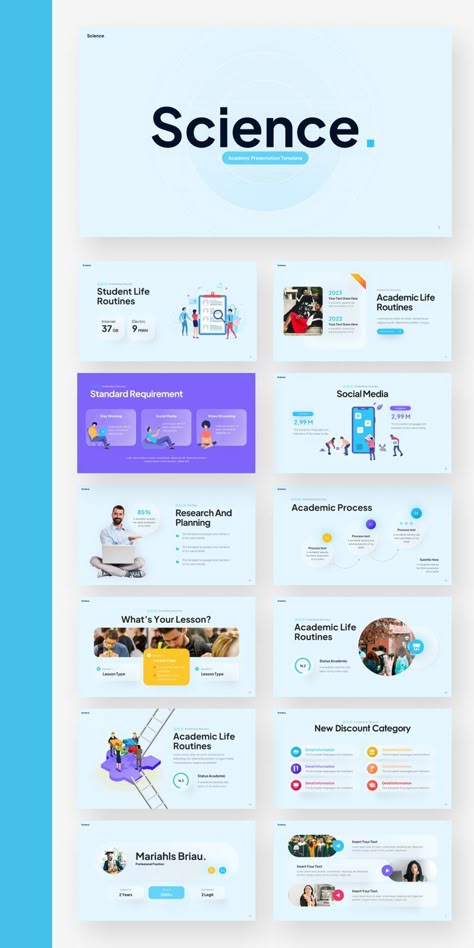 Academy PowerPoint Template Presentation Template Design, Ppt Template Design, Chart Infographic, Customer Journey Mapping, Infographic Elements, Presentation Design Layout, Proposal Design, Slides Design, Powerpoint Design Templates