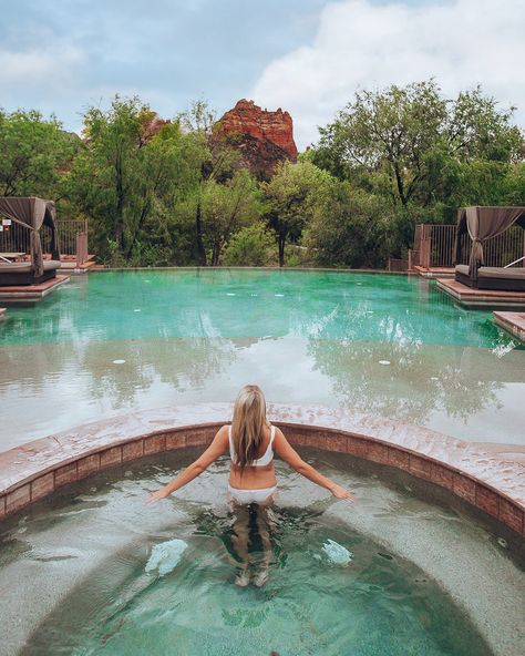 The Amara Resort & Spa in Sedona, AZ: A Review | THE DAYDREAM DIARIES Arizona Spa Resorts, Sedona Spa, Arizona Spa, Sedona Resort, Resort Plan, Resort Architecture, Wellness Hotel, Wellness Resort, Resort Design