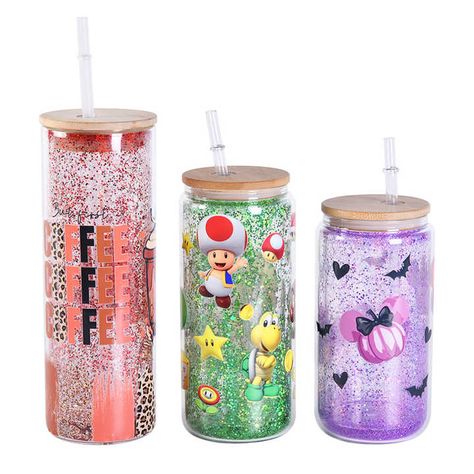 Snow Globe Tumbler, Sublimation Blanks, Snow Globe, Diy Style, Glass Tumbler, Tumbler Sublimation, Glass Cup, Snow Globes, Globe