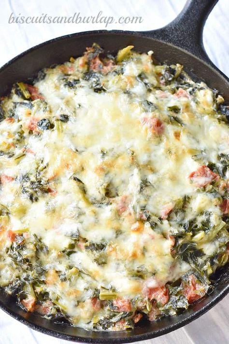 Collard Recipes Healthy, Collard Greens Dip, New Years Greens, Collard Green Dip Recipe, Soulfood Appetizers, Collard Dip Recipe, Collard Recipes, Collard Dip, Collard Green Dip