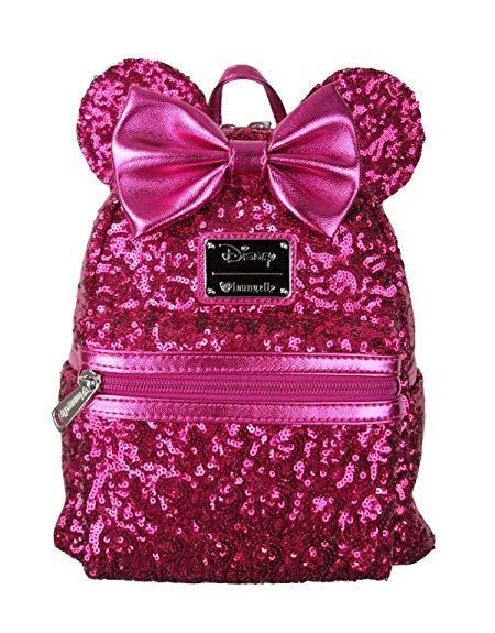 32 Amazon Finds for People Who Love Disney - Sequins and Sales Disney Gifts For Adults, Disney Bags Backpacks, Minnie Mouse Backpack, Cute Mini Backpacks, Disney Purse, Mini Mochila, Minnie Mouse Pink, Loungefly Bag, Faux Leather Backpack