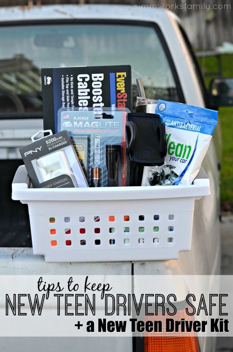 Teen Driving Contract, Car Safety Kit, Car Table, Safety Kit, Distracted Driving, Teen Driver, New Driver, Car Hacks, Mini Car