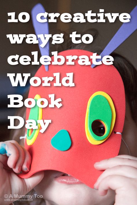 6th March 2014 is World Book Day - here are ten simple and fun ideas for creative activities to try with the kids. World Book Day Crafts For Kids, World Book Day Crafts, Book Day Activities, Book Week Ideas, Book Day Ideas, National Book Day, World Book Day Activities, Storytime Activities, World Reading Day