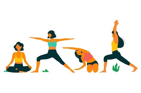 Exercise Graphic, Yoga Vector, Birthday Card Craft, Yoga Day, Online Yoga, About Women, Human Figure, Yoga Class, Online Design