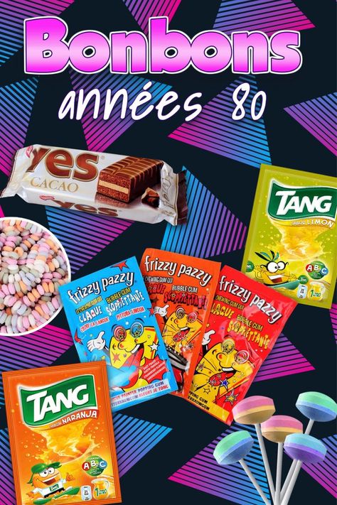 bonbons-années-80 80s Party, Chewing Gum, Pajama Party, Bubble Gum, Summer Party, Pop Tarts, Pool Party, Getting Old, Gum