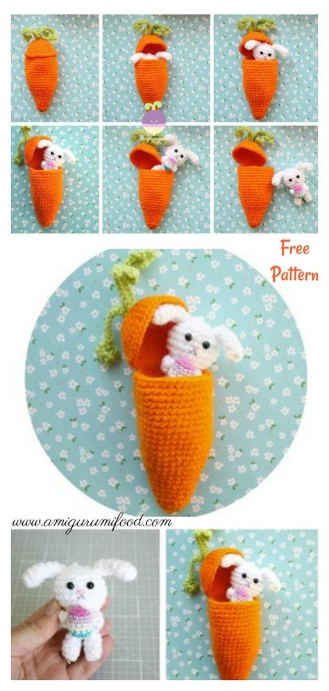 Easter Crochet Patterns Free, Crochet Easter Bunny, Crochet Easter Basket, Crochet Toys Free Patterns, Easy Crochet Animals, Crochet Easter, Crochet Bunny Pattern, Easter Crochet Patterns, Rabbit Pattern