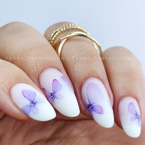 Blooming Ink Nail Art, Nails Ideas 2023 Spring, Watercolor Nail Art Tutorial, Easter Gel Nails Ideas, Gel Nails Ideas 2023, Alcohol Ink Nail Art, Watercolour Nail Art, Aquarelle Nails, Watercolour Nails