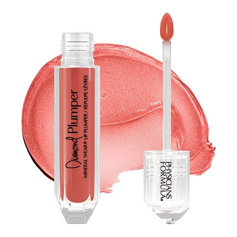 Physicians Formula Foundation, Lip Plumper Gloss, Physicians Formula Makeup, Scented Lip Balm, Shine Like A Diamond, Lip Enhancement, Diamond Dust, Plumping Lip Gloss, Physicians Formula