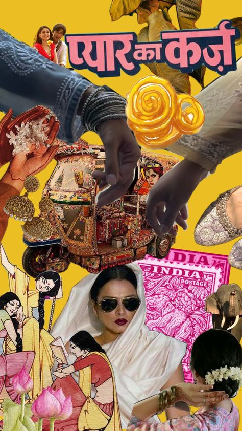 desi✨️🫶🪷 #desicore #desigirl #design #collageaesthetic Desi Mood Board, Club 90s, Desi Girl Aesthetic, Mentally Disturbed, Indian Retro, Indian Clubs, Cool Car Drawings, Aesthetic Poster, Movie Posters Design