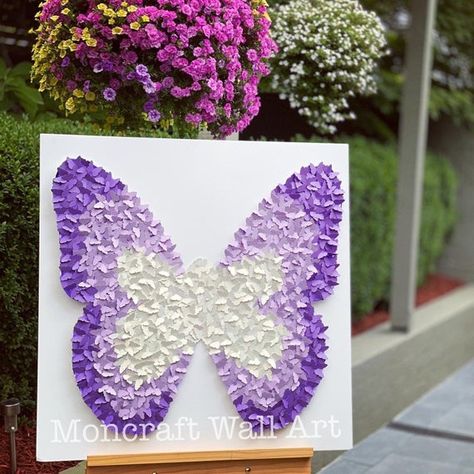 3d Butterfly Wall Art, Paper Projects Diy, Project Paper, Dance Crafts, Butterfly Nursery, 3d Paper Art, Butterfly Kids, Paper Flower Crafts, George Carlin