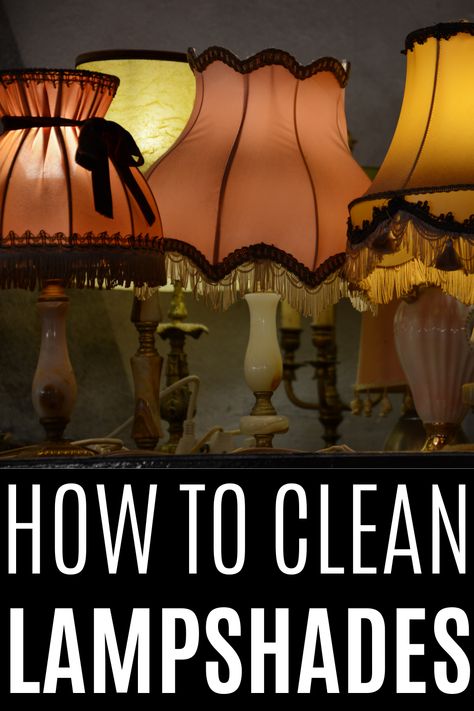 Learn easy tips for cleaning lampshades, including fabric, glass, and pleated styles. Keep your home bright and dust-free! Fabric Glass, Clear Liquids, Dust Free, Glass Cleaner, Cleaning Routine, Liquid Soap, Light Stain, Simple Tricks, Fabric Shades