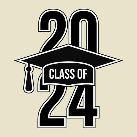 Graduate Illustration, Graduation Design, College Graduate, Class Of 2024, College Graduation, Illustration Vector, Transparent Background, High School, Clip Art