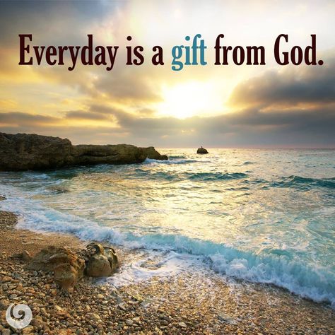 Everyday is a gift from God Everyday Is A Gift, Thank You God, God Prayer, Faith Inspiration, God Loves Me, Praise God, God Jesus, Christian Inspiration, Bible Inspiration