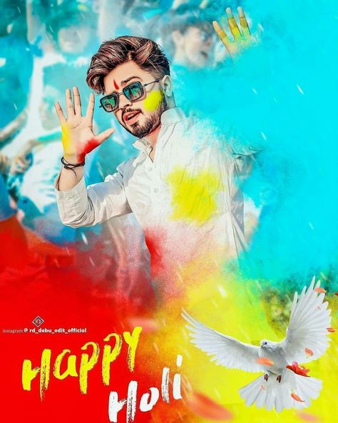 Editor Photo, Holi Photo, Picsart Background, Photo Pose For Man, Happy Holi, Cute Cartoon Drawings, Editing Background, Photo Background, Poses For Men