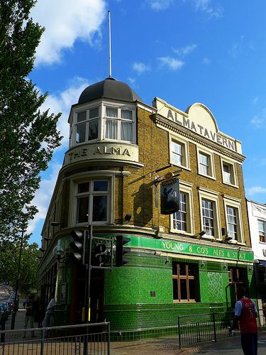 Alma, Wandsworth, SW18 by Ewan-M, via Flickr Tavern Owner, London Sightseeing, Uk Pub, Style Tiles, London Neighborhoods, British Architecture, Old Pub, London Pubs, Pub Signs