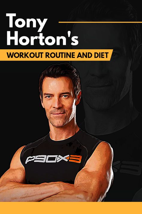 Tony Horton’s Workout Routine and Diet Full Workout Routine, Routine Workout, Exercise Daily, Tony Horton, Work Out Routines Gym, 7 Minute Workout, Celebrity Diets, Full Workout, 10 Minute Workout