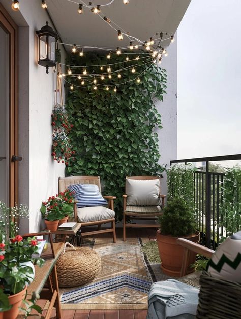 69 Rustic Balcony Design Ideas - TastyInteriors Ideas For Balcony Small Spaces, Apartment Porch Ideas Balconies, Large Balcony Ideas Apartment, Apartment Deck Ideas Balconies, Balcony Swings, Cozy Balcony Ideas Apartments, Private Balcony Ideas, Apartment Porch Ideas, Large Balcony Ideas